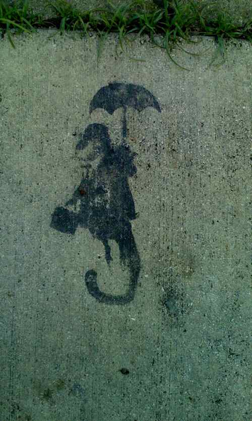 Rainy Day Sidewalk