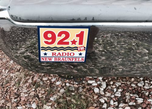 Radio New Braunfels sticker